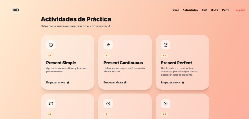 ICB - AI-Powered English Learning Platform – screenshot 3