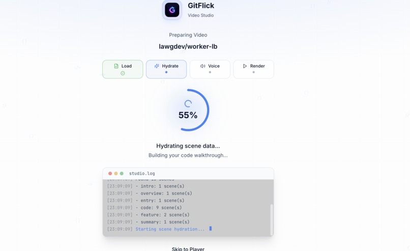 GitFlick – screenshot 1