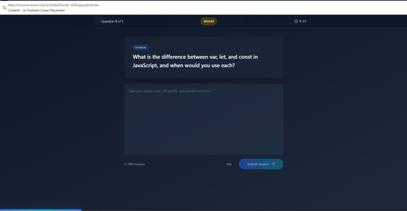 CareerAI - AI-Powered Career Placement Assistant – screenshot 4