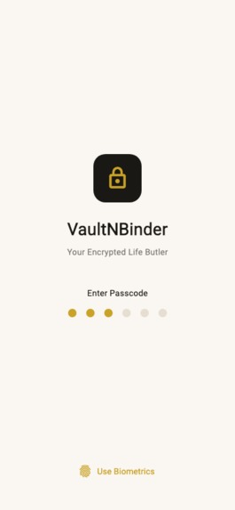 VaultNBinder – screenshot 1