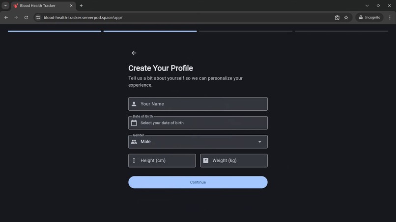 Blood Health Tracker – screenshot 2