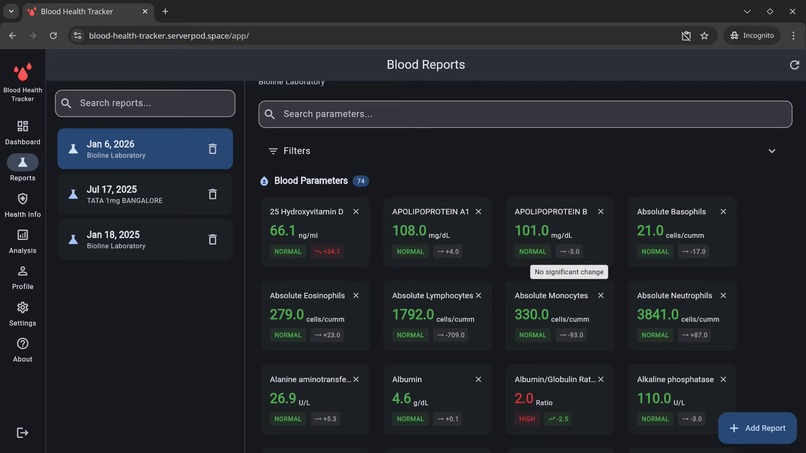 Blood Health Tracker – screenshot 6