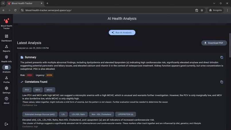 Blood Health Tracker – screenshot 7