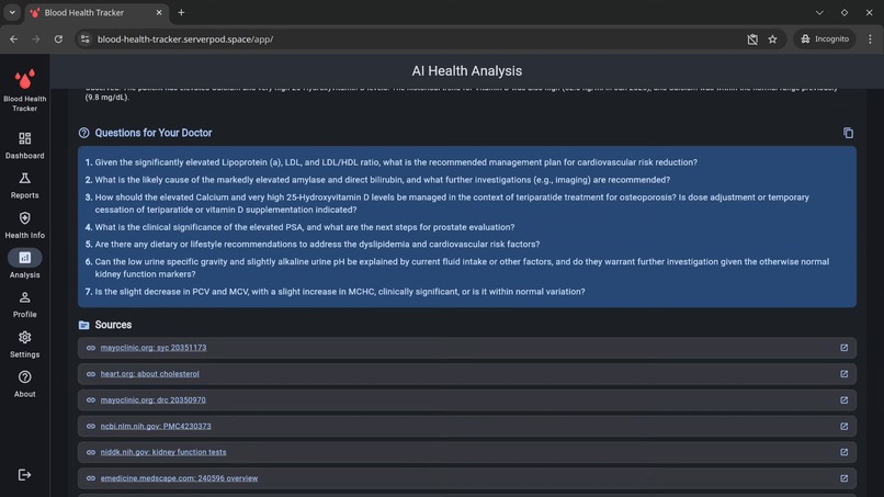 Blood Health Tracker – screenshot 8