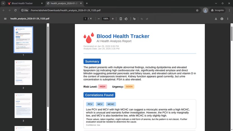Blood Health Tracker – screenshot 9