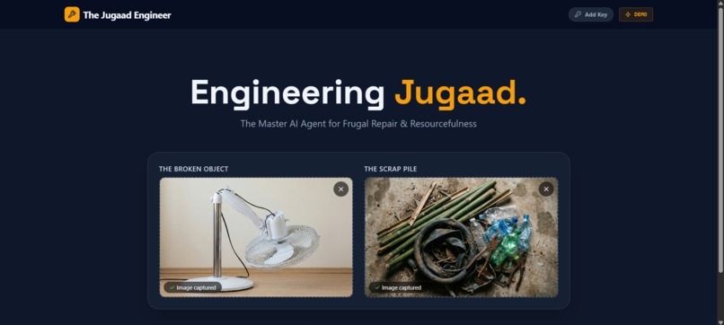 The Jugaad Engineer: AI-Powered Frugal Repair – screenshot 1