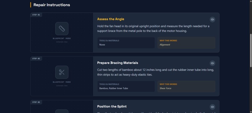 The Jugaad Engineer: AI-Powered Frugal Repair – screenshot 3