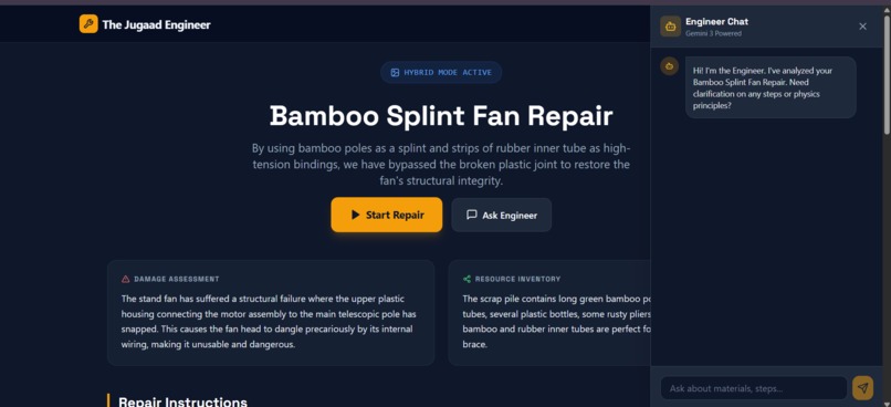 The Jugaad Engineer: AI-Powered Frugal Repair – screenshot 4