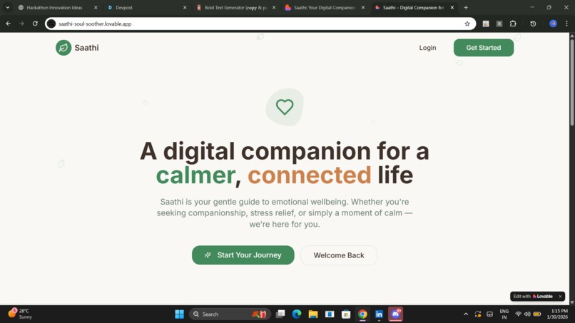 Saathi-A Digital Companinon – screenshot 1