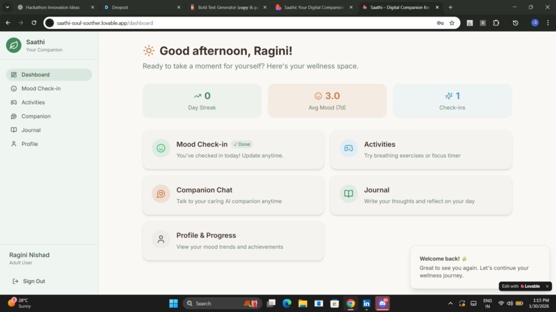 Saathi-A Digital Companinon – screenshot 2