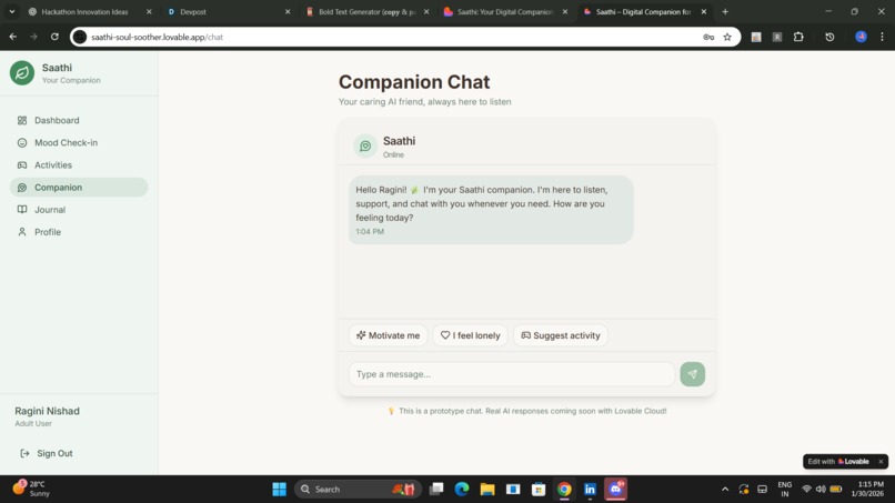 Saathi-A Digital Companinon – screenshot 4