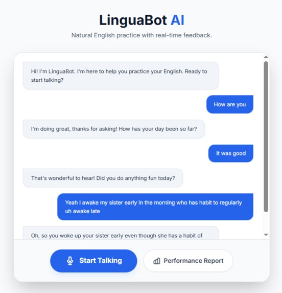 LinguaBot AI – screenshot 2