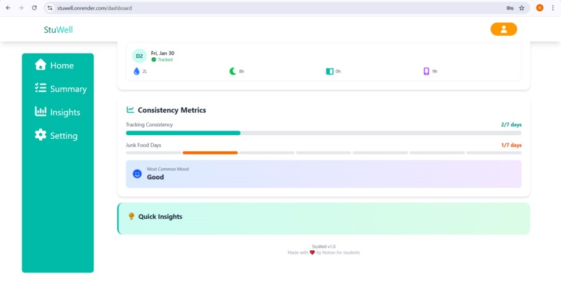 StuWell – screenshot 6
