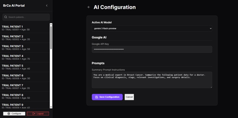 Breast Cancer AI Portal – screenshot 3