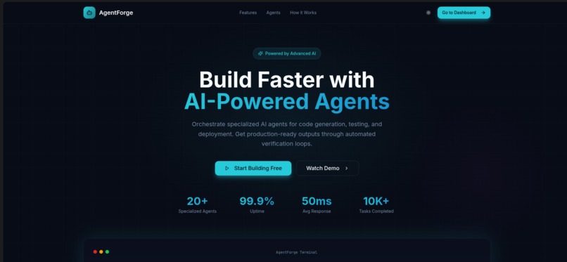 AGENT FORGE – screenshot 1