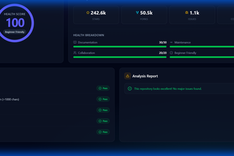 GitHub Repo Health Analyzer