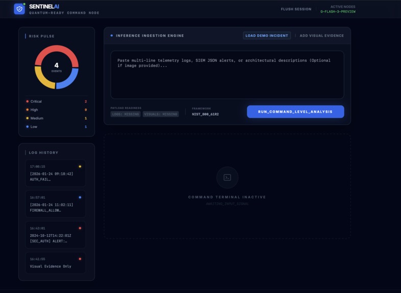 SENTINEL AI - Autonomous SOC Incident Commander – screenshot 1