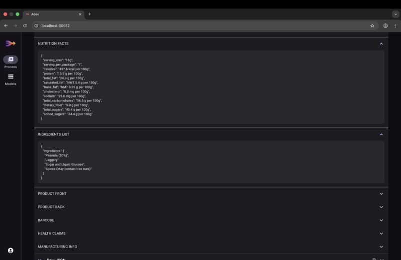 ADEX - Adaptive Data Extraction System – screenshot 5