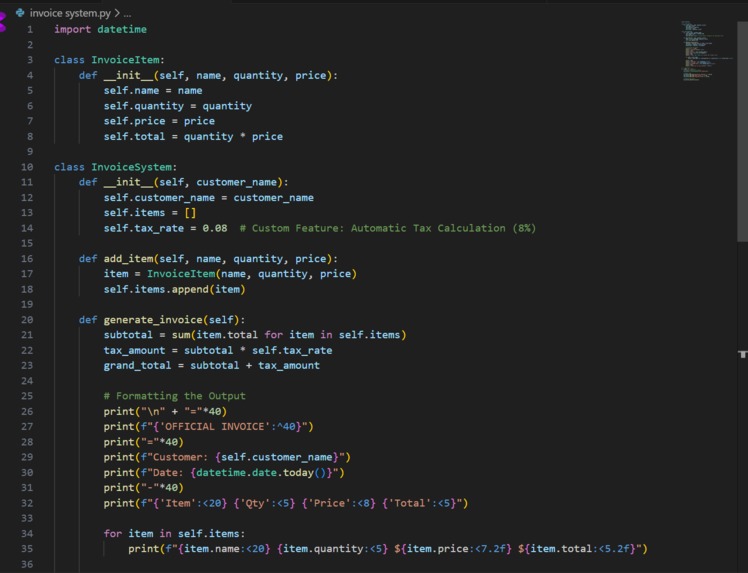 Simple-Invoice-Generator – screenshot 2