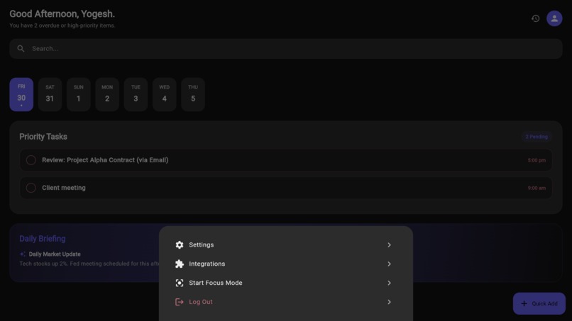 LifeFlow Butler – screenshot 1