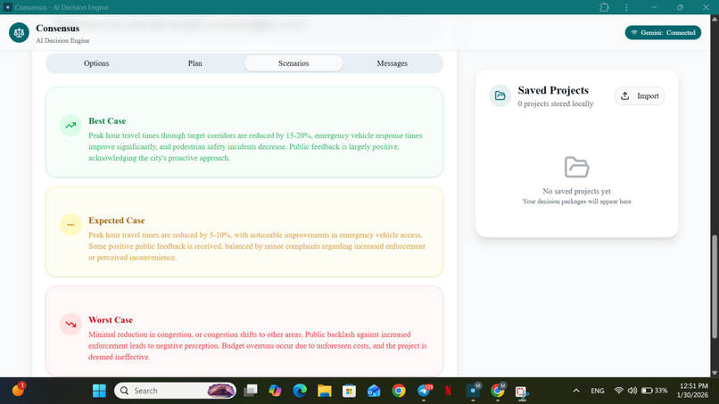 Consensus – screenshot 2