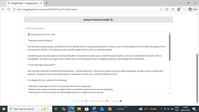 FinSight Rapid – screenshot 2