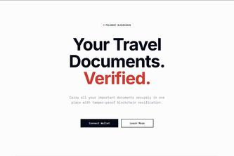 TravelID 2.0 - Secure Travel Document Verification