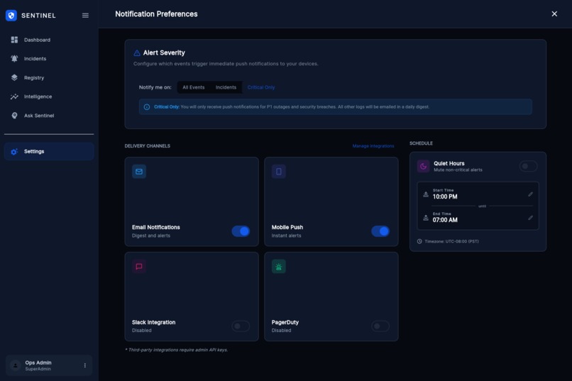 Serverpod Sentinel – screenshot 3
