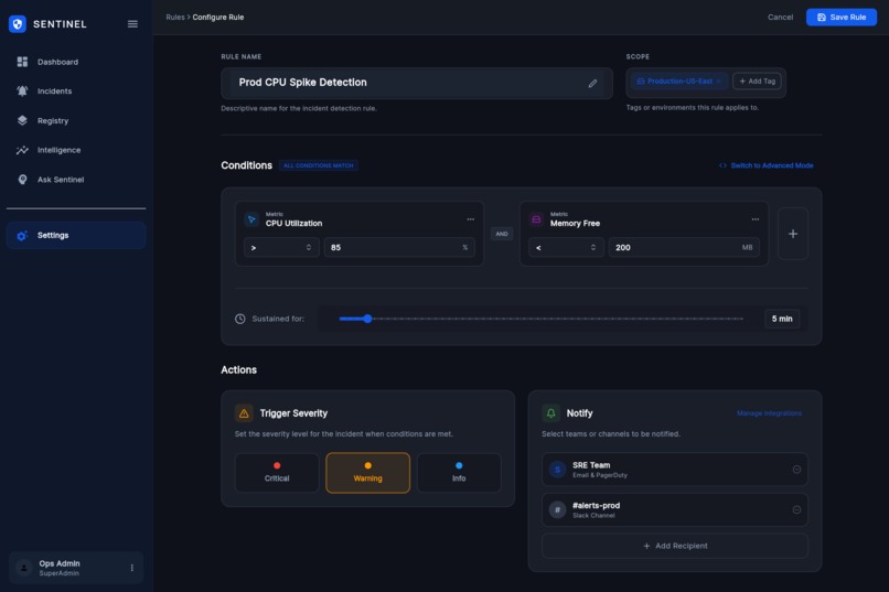 Serverpod Sentinel – screenshot 5