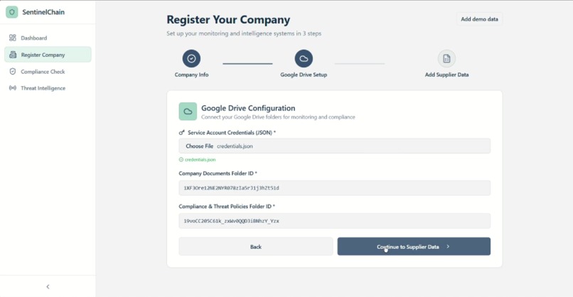 SentinelChain – screenshot 2