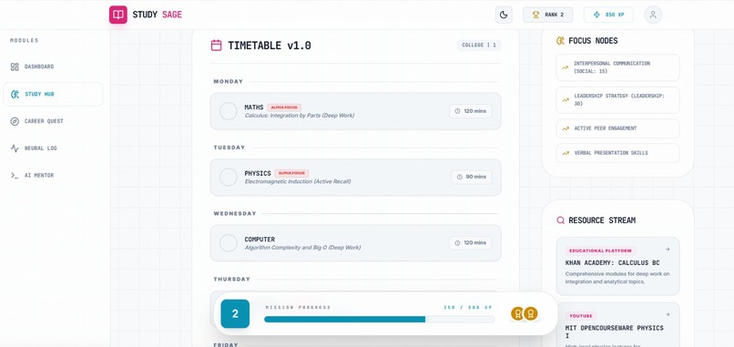 StudySage – screenshot 4