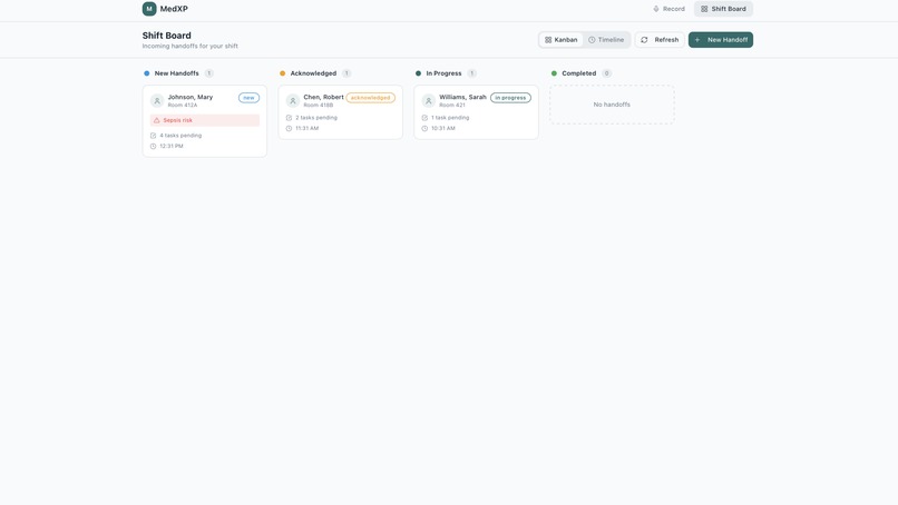 MEDXP – screenshot 1