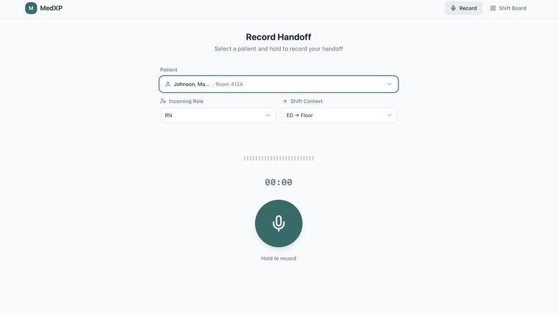 MEDXP – screenshot 2