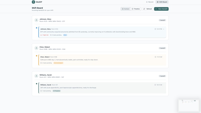 MEDXP – screenshot 3