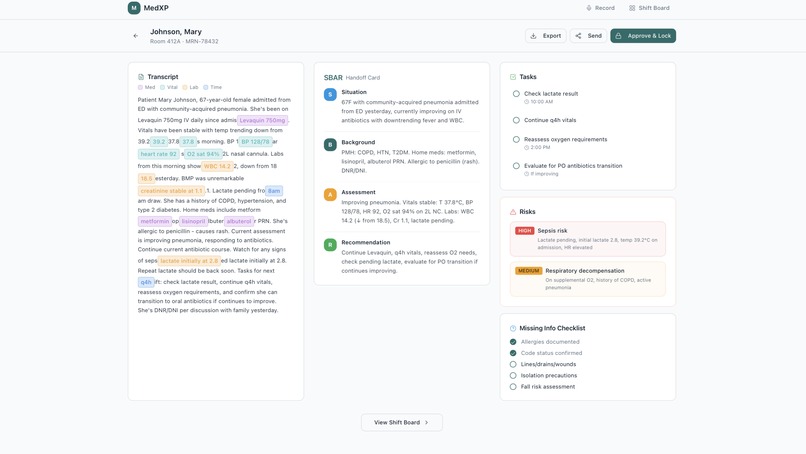 MEDXP – screenshot 4