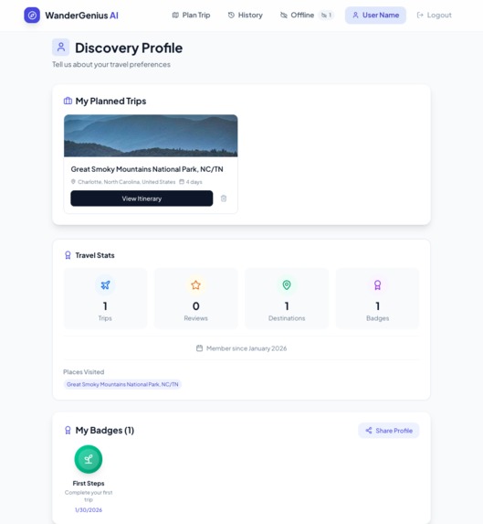 WanderGenius AI – screenshot 6