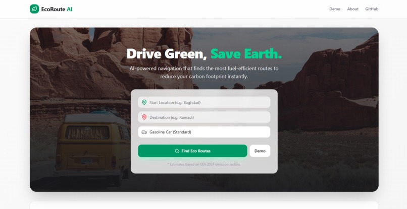 EcoRoute AI – screenshot 2