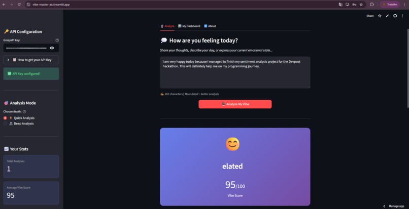 VibeMaster – screenshot 1