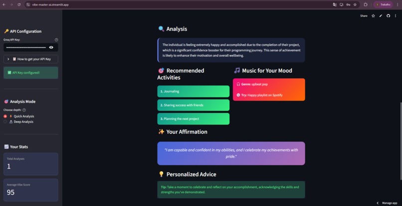 VibeMaster – screenshot 2