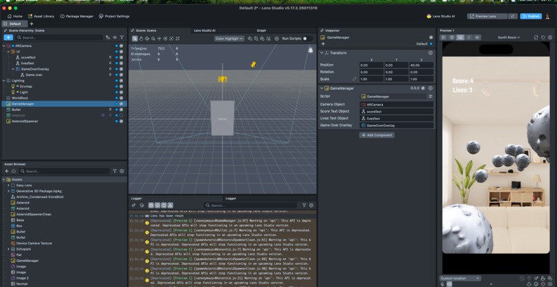AR Asteroids  – screenshot 1