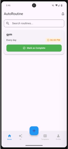 AutoRoutine – screenshot 2
