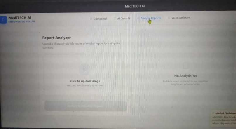 MediTECH: Gemini-Powered Multimodal Health Assistant – screenshot 3