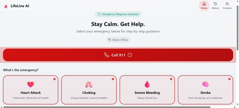 LifeLine AI: Offline Emergency Response Assistant – screenshot 2