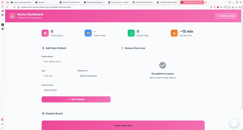 CareFlow-HMS-Smarter-Patient-Doctor-Coordination – screenshot 4