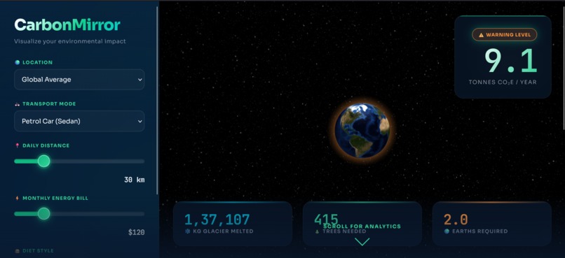 CarbonMirror – screenshot 2