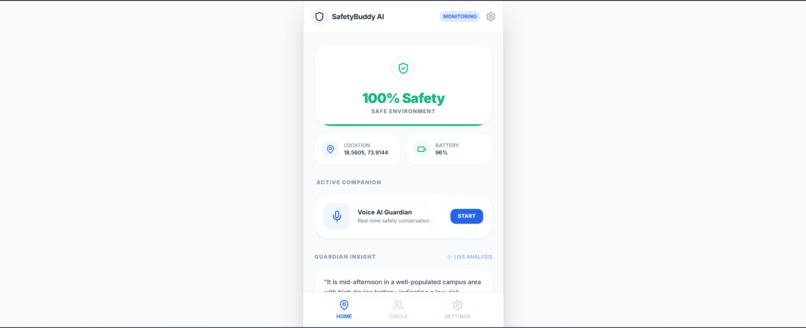 Real-Time Safety Buddy (for Students & Women) – screenshot 1