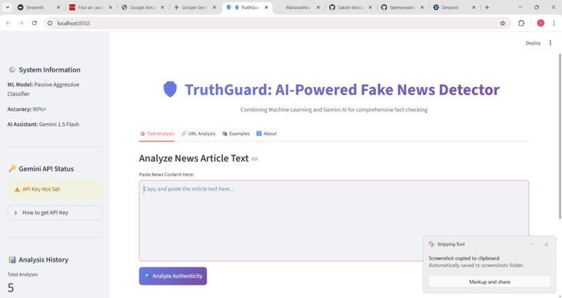 Fake News Detector  – screenshot 1