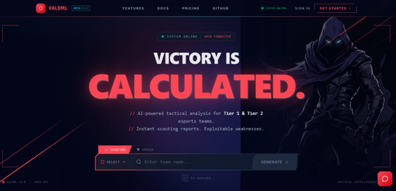 ValoML - Automated Tactical Scouting Reports – screenshot 1