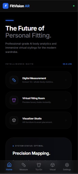 FitVision: An AR-Powered Virtual Fitting Room Experience – screenshot 1