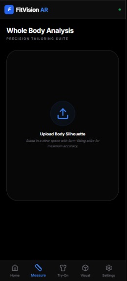 FitVision: An AR-Powered Virtual Fitting Room Experience – screenshot 2